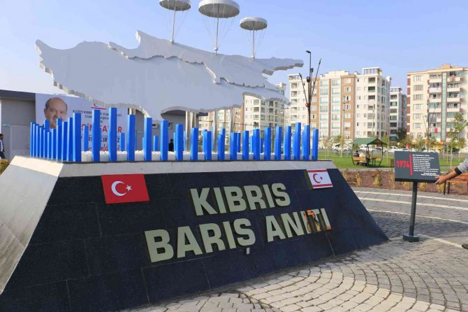 Türkiye’nin İlk Kıbrıs Barış Anıtı Ve Ersin Tatar Parkı Diyarbakır’da Yapıldı