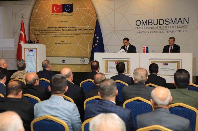 Ombudsman Malkoç Elazığlılara Sistemin Tarihini Anlattı