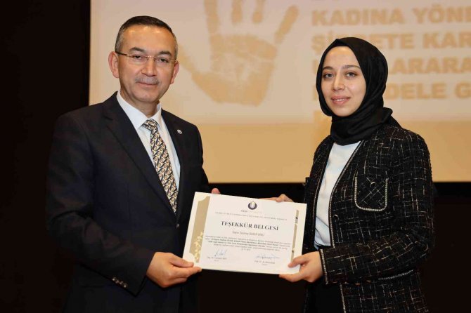 Rektör Akdoğan: “Kadına Şiddet Kavramı Tarihimizde, Kültürümüzde Ve Medeniyetimizde Olmamalı”