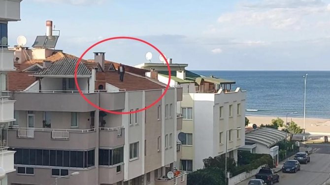 Çatıda Tehlikeli Yürüyüş