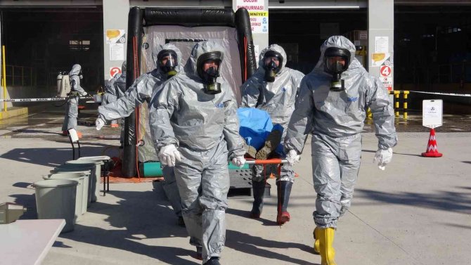 Van’da ‘Endüstriyel Kaza’ Tatbikatı Nefes Kesti