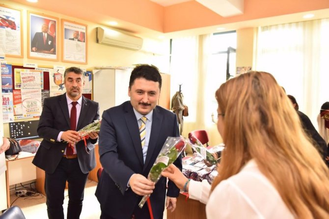 Başkan Avcı’dan Öğretmenler Günü Ziyareti