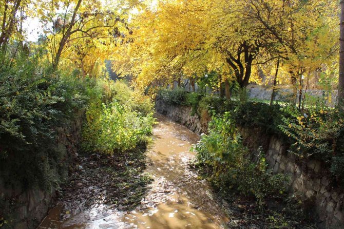 Sonbaharın Renklerine Bürünen Pınarbaşı, Görenleri Mest Ediyor