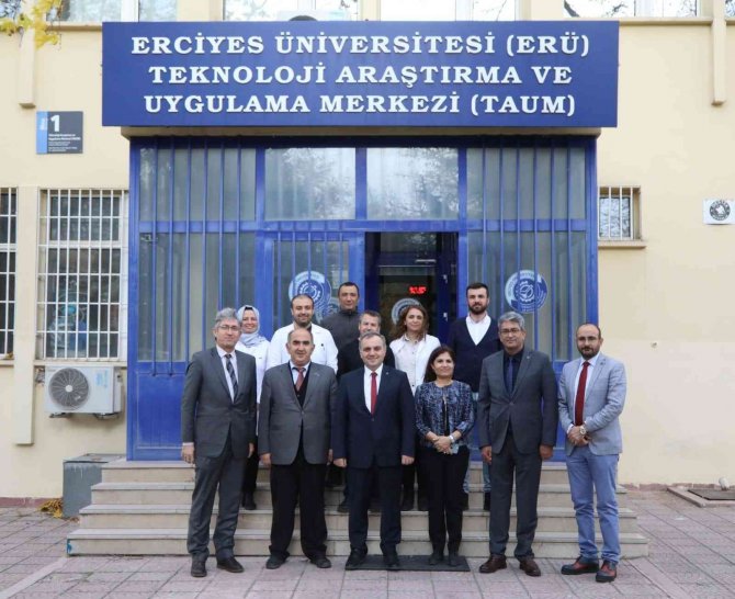 Erü Rektörü Altun, Teknoloji Araştırma Ve Uygulama Merkezi’nde İ̇ncelemelerde Bulundu