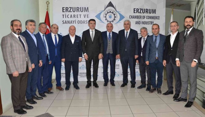 İ̇l Protokolünden Etso Yönetimine Tebrik Ziyareti