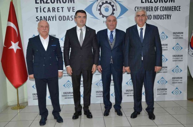 İ̇l Protokolünden Etso Yönetimine Tebrik Ziyareti
