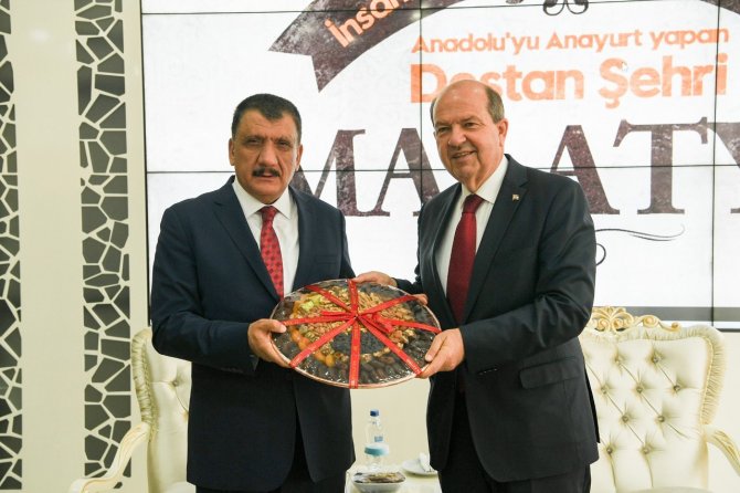Kktc Cumhurbaşkanı Ersin Tatar’a Malatya’da Sıcak Karşılama