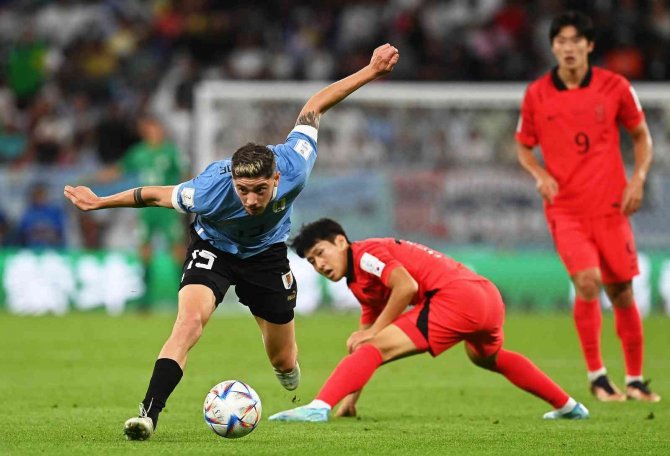 2022 Dünya Kupası: Uruguay: 0 - Güney Kore: 0