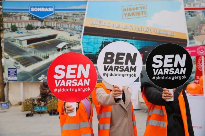 Niğde’de Kadına Yönelik Şiddete Dikkat Çekmek İçin Stant Açıldı