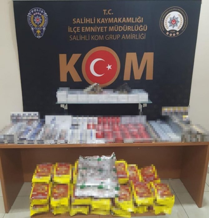 Salihli Emniyeti Kaçakçılara Göz Açtırmıyor