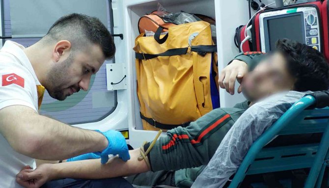 Samsun’da Motosiklet Kazası:1 Yaralı