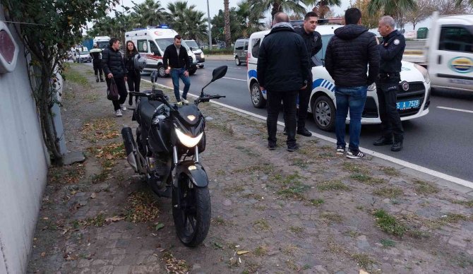 Samsun’da Motosiklet Kazası:1 Yaralı