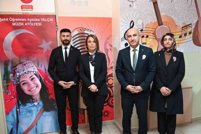 Şehit Aybüke Öğretmenin Adı Müzik Sınıfında Yaşayacak