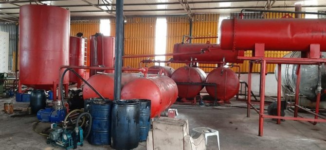 Madeni Yağlardan Kaçak Mazot Üreten Tesise Baskın: 31 Bin Litre Mazot Ele Geçirildi