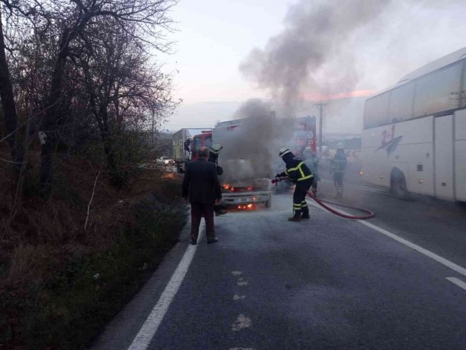 Lpg’li Otomobil Alev Alev Yandı