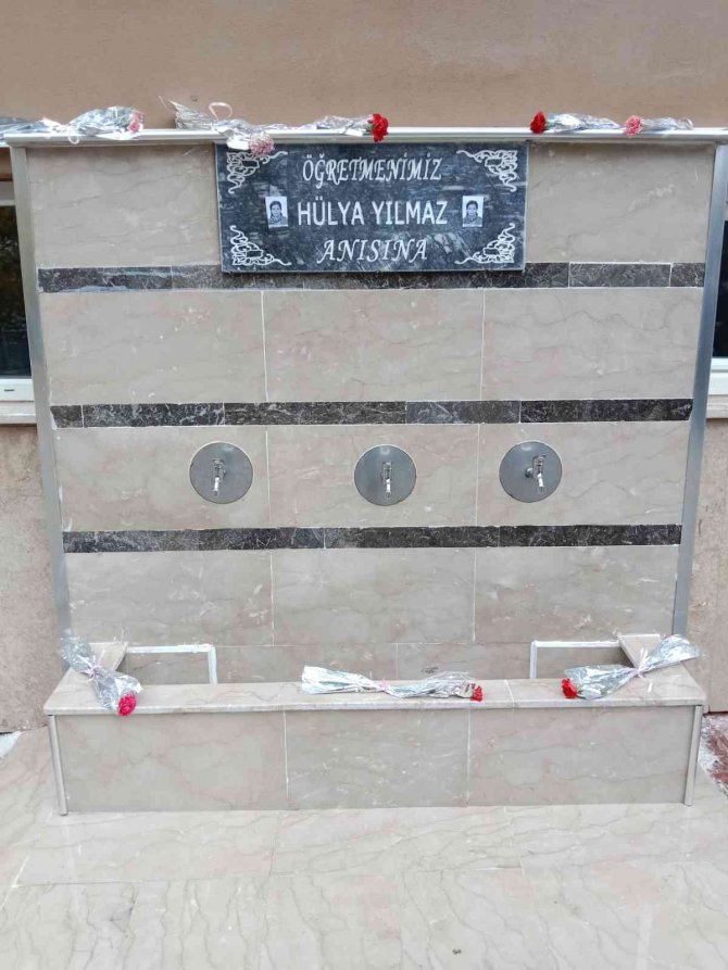 Kalp Krizi Geçiren Öğretmen Hayrına Çeşme Yapıldı