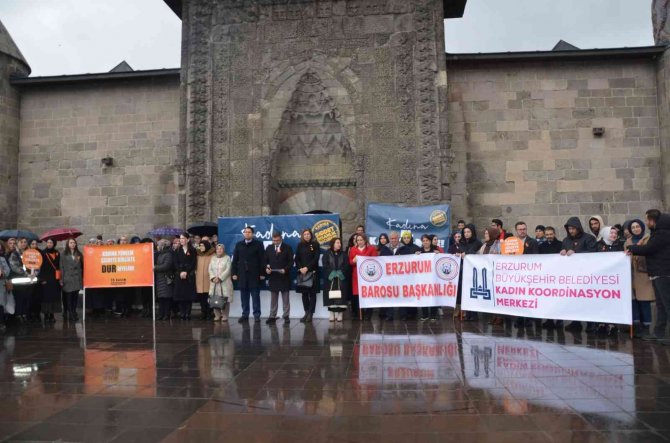 Erzurum’da 25 Kasım Kadına Yönelik Şiddete Karşı Uluslararası Mücadele Günü Etkinlikleri