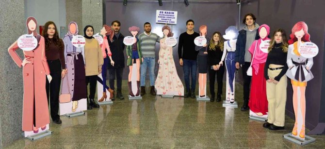 Zbeü’de Sergi İle Kadına Yönelik Şiddet Farkındalığı Oluşturdular