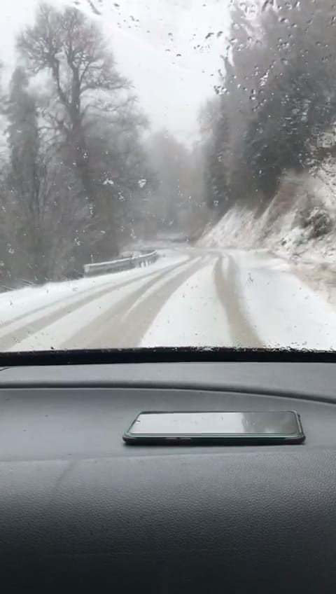 Yedigöller Beyaz Örtüyle Kaplandı