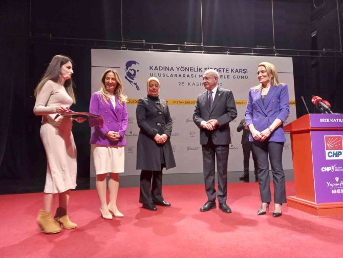 Chp Genel Başkanı Kılıçdaroğlu: “Kadın İle Erkek Bir Elmanın İki Yarısı Gibidir, Eşittir”