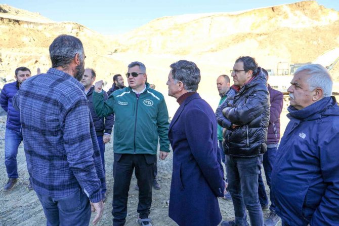 Bölge Müdürü Yavuz; Narman Şehitler Barajında İncelemelerde Bulundu