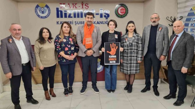 Hak-i̇ş’li Kadınlar Kadına Yönelik Şiddete ‘Hayır’ Dedi