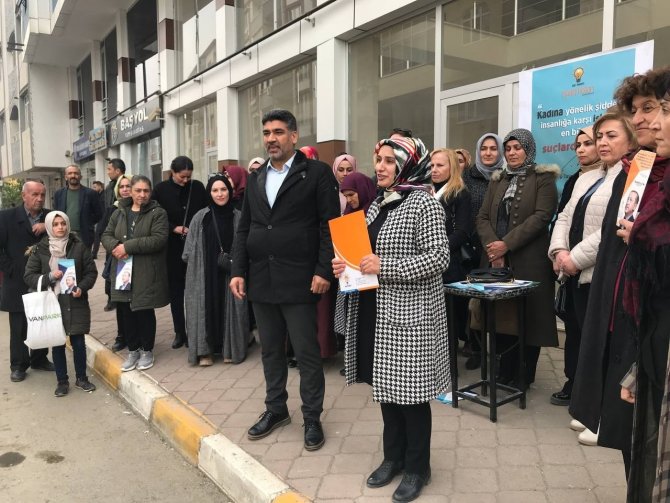 Iğdır’da Kadına Yönelik Şiddete Karşı Basın Açıklaması Yapıldı
