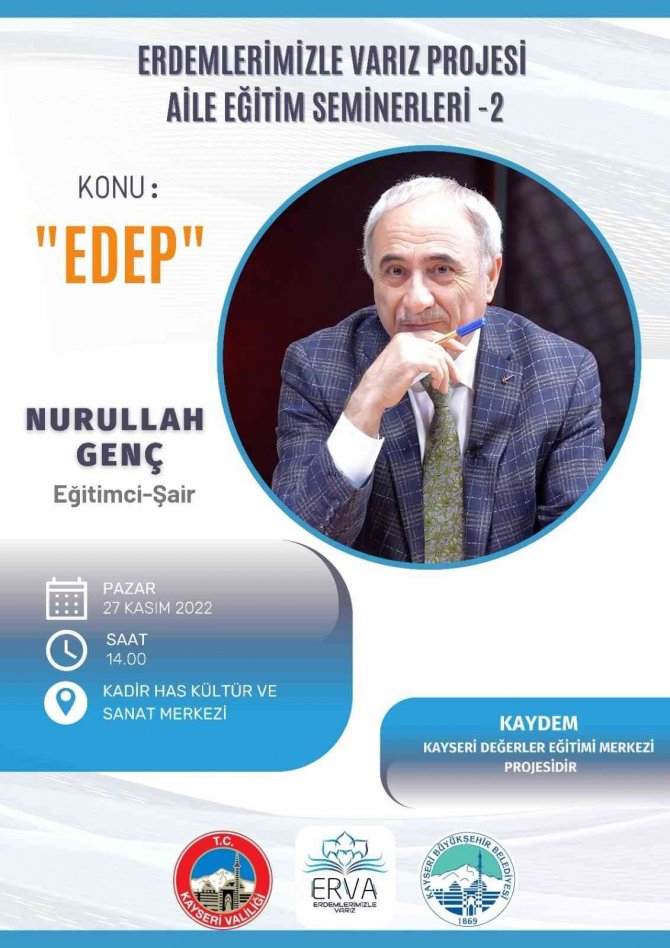 Erva’nın Kasım Ayı Konuğu Nurullah Genç