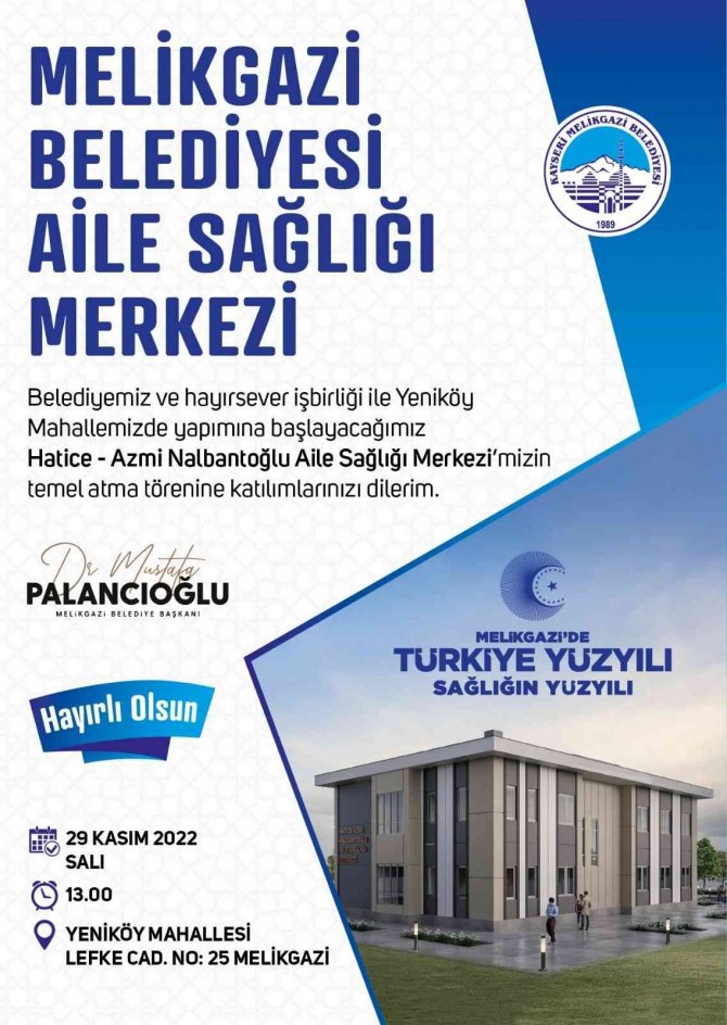 Hatice - Azmi Nalbantoğlu Aile Sağlığı Merkezi’nin Temeli Atılacak