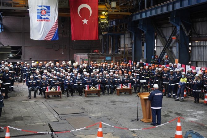 Kardemi̇r’de Yenilenen Yüksek Fırın Devreye Alındı