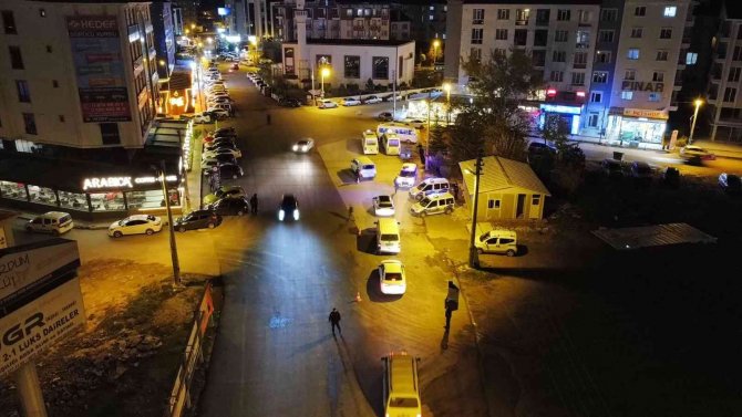 Polisten Öğrenci Nüfusunun Fazla Olduğu Mahallede Dron Destekli Denetim