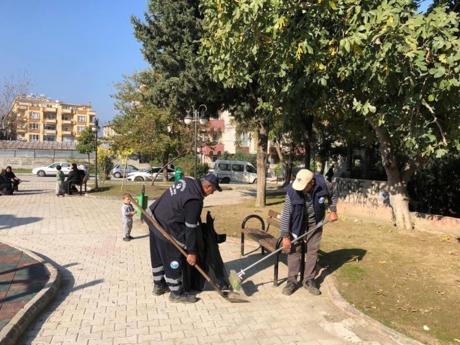 Antakya’da Park Ve Yeşil Alanlar Kışa Hazırlanıyor