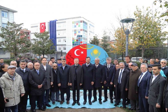Bağcılar’da Türkiye-kazakistan Kardeşlik Anıtı Açıldı