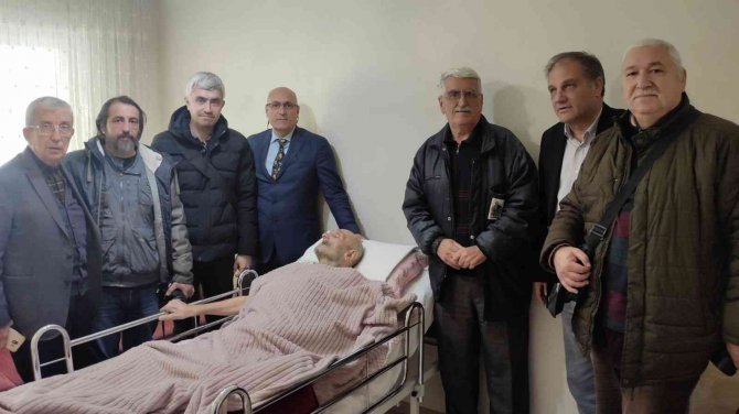 Felç Geçiren Başpehlivana Marol Ziyareti