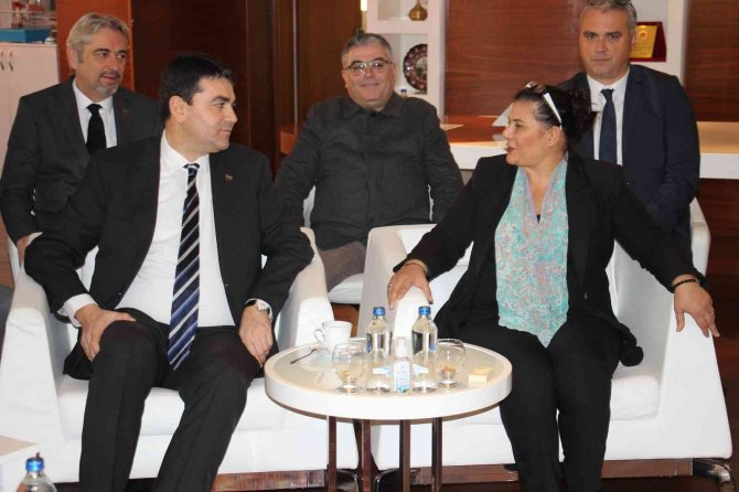 Başkan Çerçioğlu Dp Genel Başkanı Uysal’ı Ağırladı