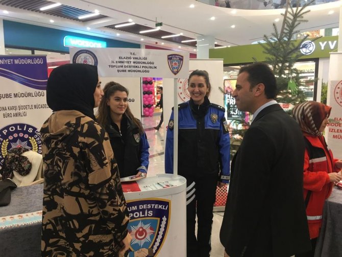 Elazığ Emniyetinden ’Kadına Şiddetle Mücadele’ Çalışması