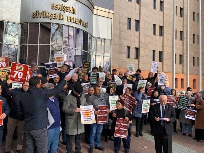 Eskişehir’de Su Zammı Protesto Edildi