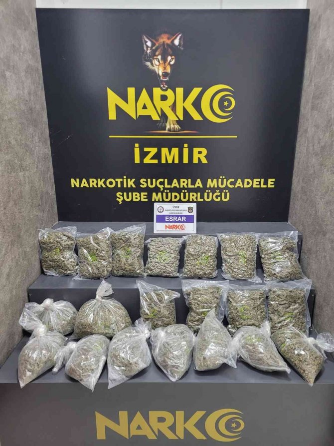 Bavullardan 16 Kilo 325 Gram Uyuşturucu Çıktı
