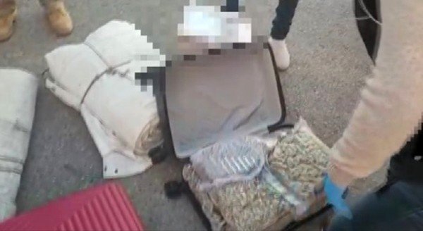 Bavullardan 16 Kilo 325 Gram Uyuşturucu Çıktı