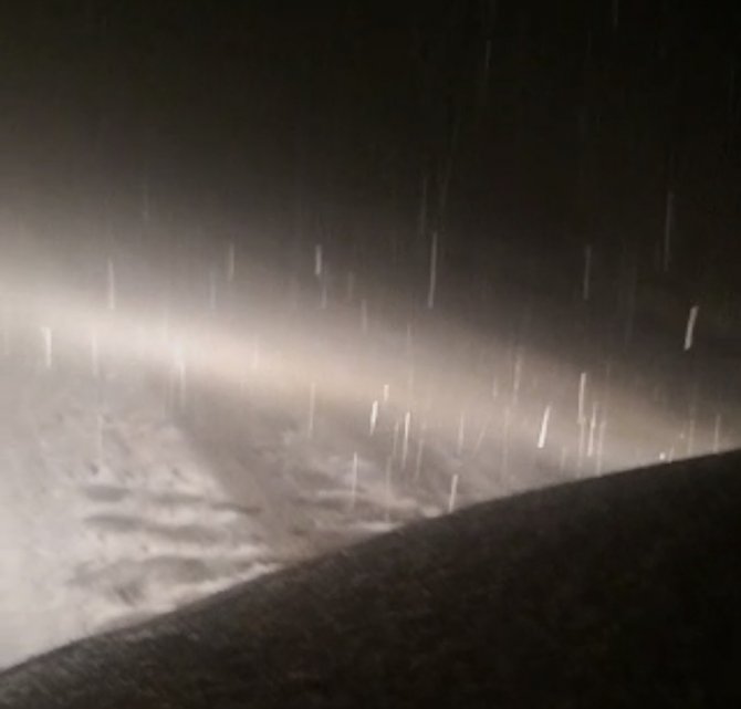 Kartepe’ye Mevsimin İlk Karı Düştü