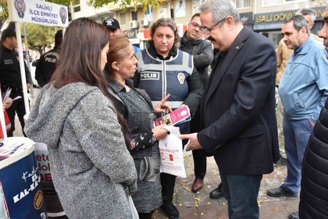 Salihli’de Kadına Yönelik Şiddete Karşı Farkındalık Etkinliği