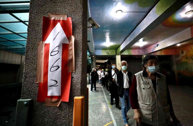 Tayvan Halkı Yerel Seçimler İçin Sandık Başında