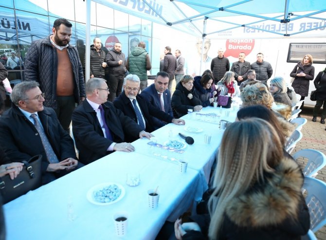 Turgay Erdem, Kurtuluş Mahallesi’nde Vatandaşı Dinledi