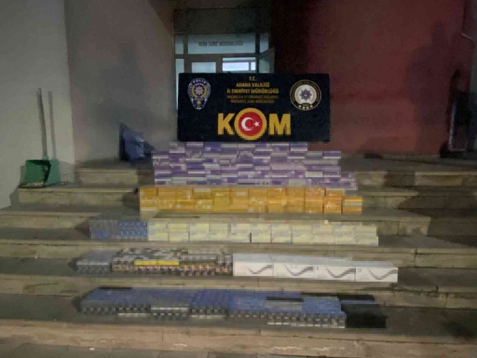 Adana’da 31 Milyon Doldurulmuş Sigara Ve 8 Milyon Makaron Ele Geçirildi