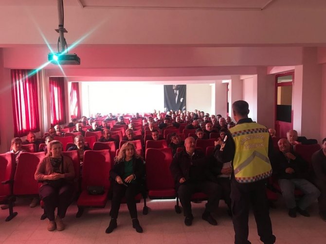 Jandarma, Çine’de Okul Servislerini Denetledi