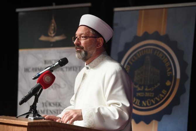 Diyanet İ̇şleri Başkanı Erbaş, Medresetü’n Nüvvâb’ın 100. Yıl Sempozyumu’na Katıldı