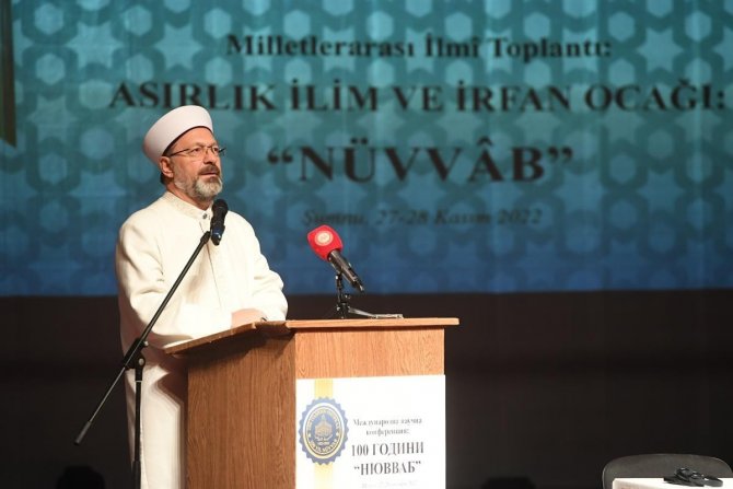 Diyanet İ̇şleri Başkanı Erbaş, Medresetü’n Nüvvâb’ın 100. Yıl Sempozyumu’na Katıldı