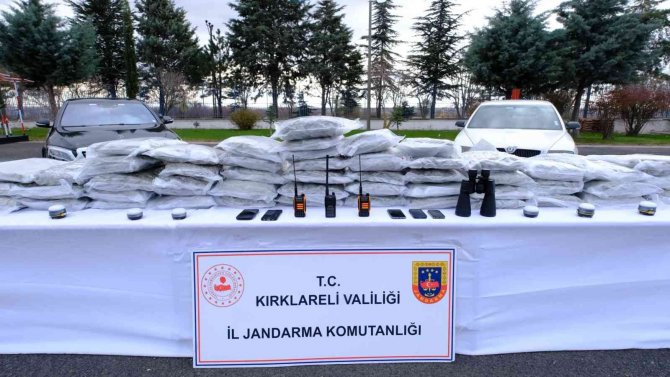 Kırklareli Tarihinin En Büyük Uyuşturucu Operasyonu: 86 Kilogram Skunk Ele Geçirildi