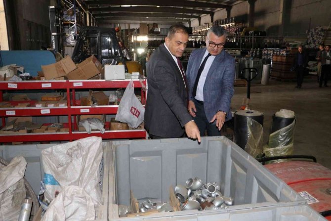 Maski̇ Genel Müdürü Aslay, Horozköy Depo Alanını İnceledi