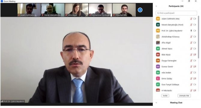 Lisansüstü Eğitim Enstitüsü Toplantısı Çevrim İçi Olarak Yapıldı